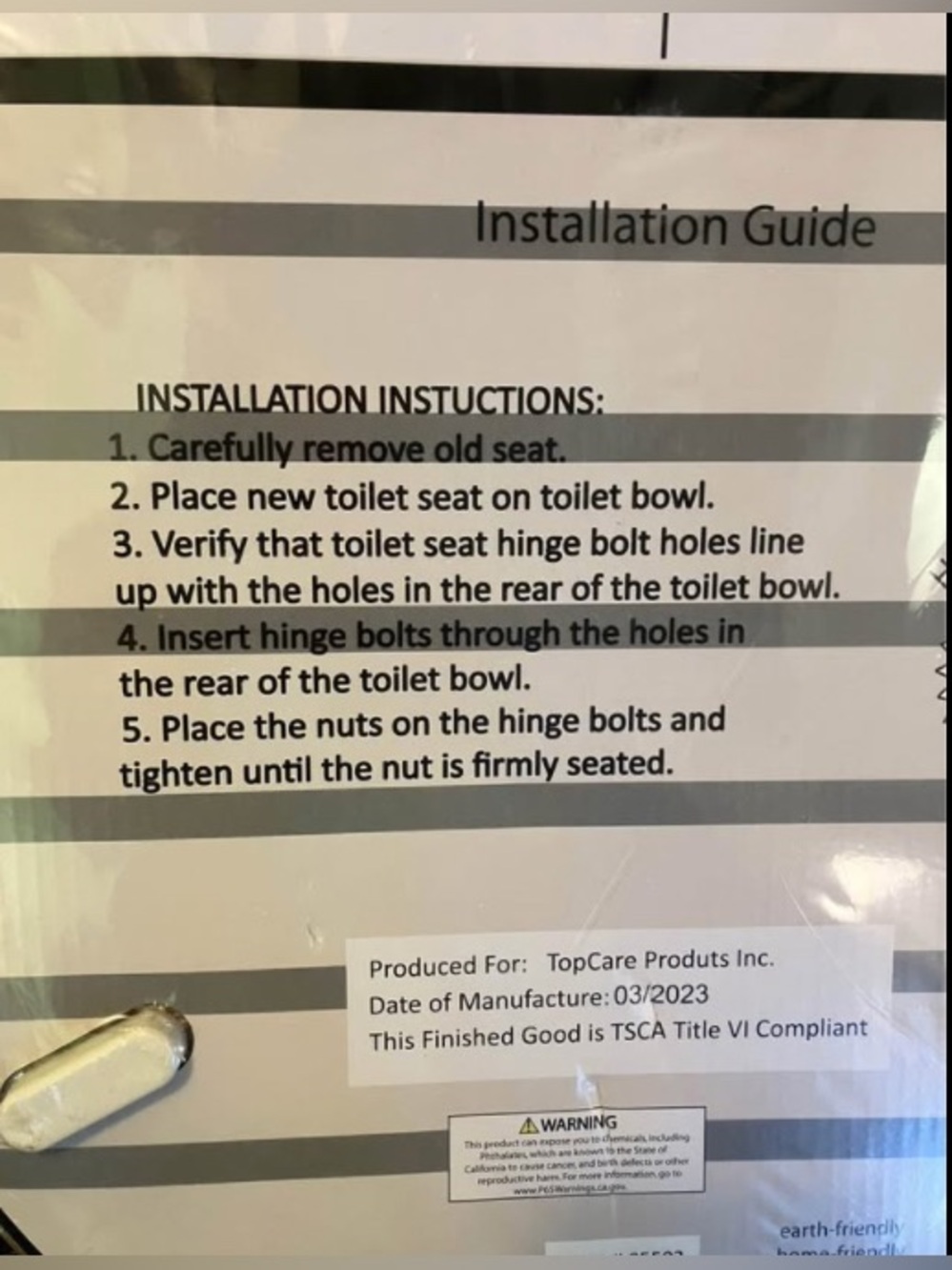 Brown Marble Toilet Seat - Picture 5 of 6